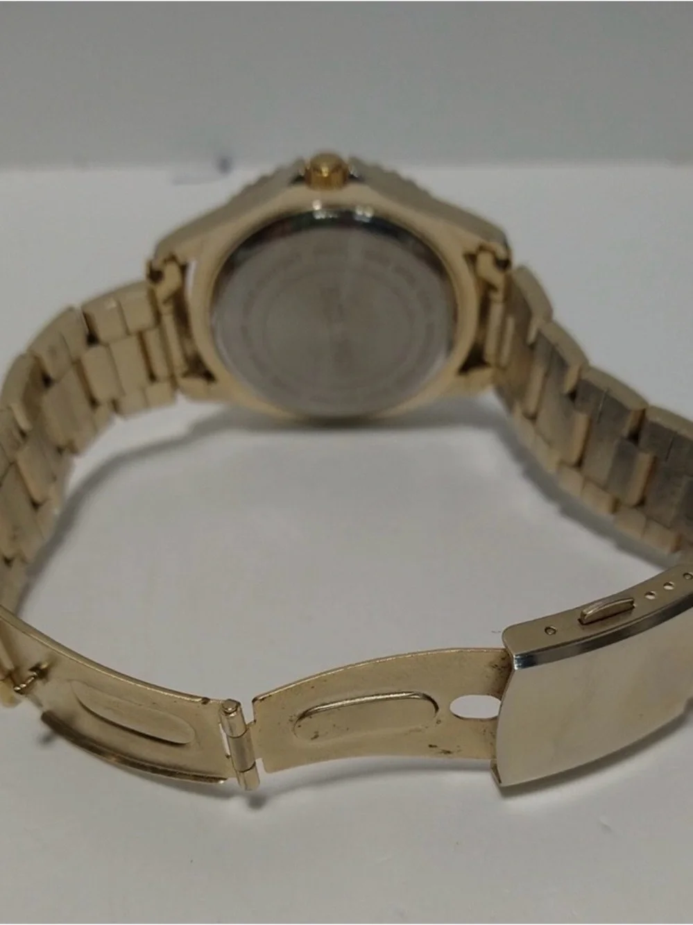 Eclipse Men’s Gold and Black Stainless Steel Watch